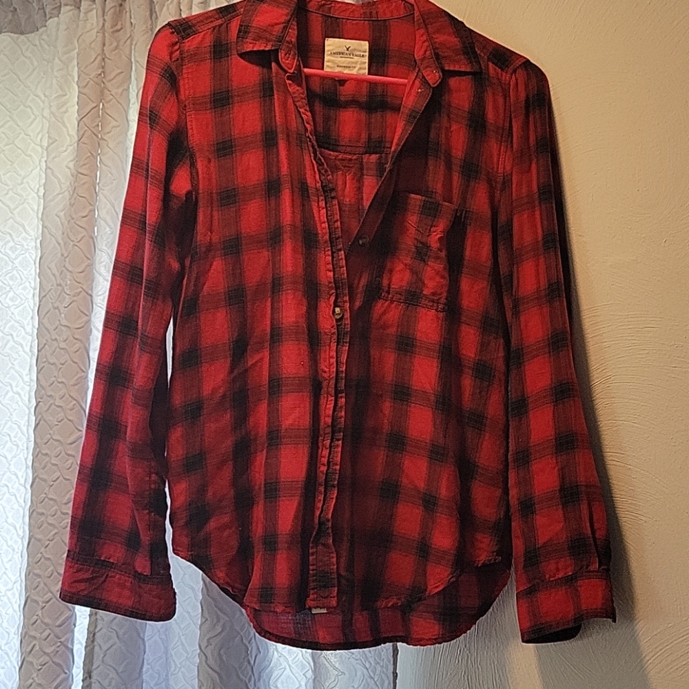 American Eagle Plaid Shirt